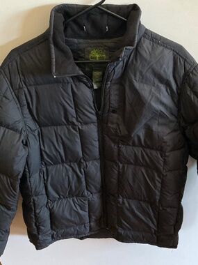 Y2K Timberland Down filled puffer jacket Black sz M